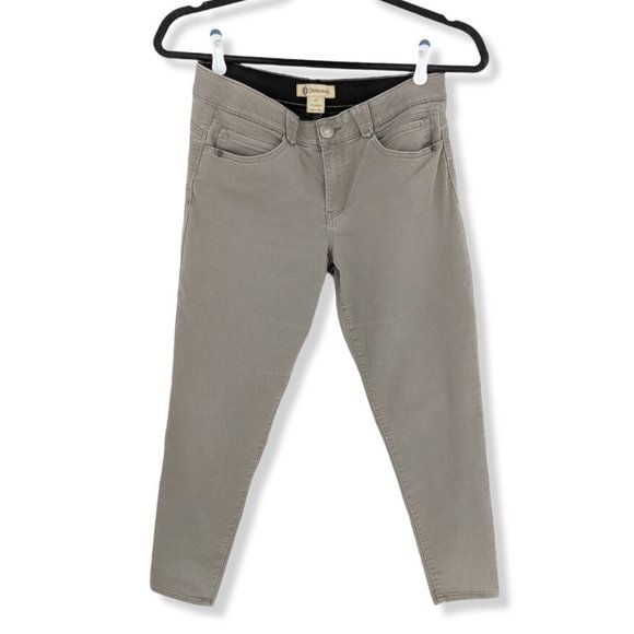 Democracy "Ab" Solution Skinny Jeans Pants Stretch Brown Sz 12 (MEAS 33 X 28) - Picture 1 of 7